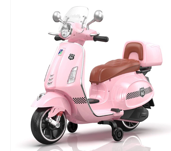 kids stylish vespa electric bike Age 2-6 Years