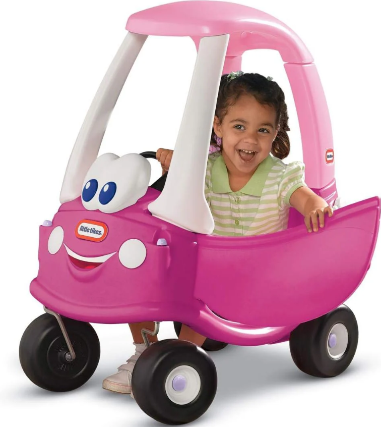 Little Tikes Princess Cozy Coupe Kids Ride-On in Pink & White Age 2-5 years