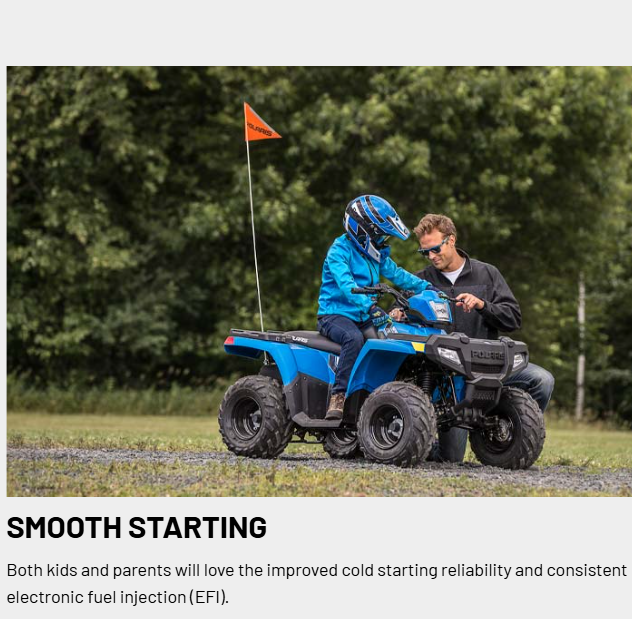 Polaris SPORTSMAN 110 kids Atv Age 10+
