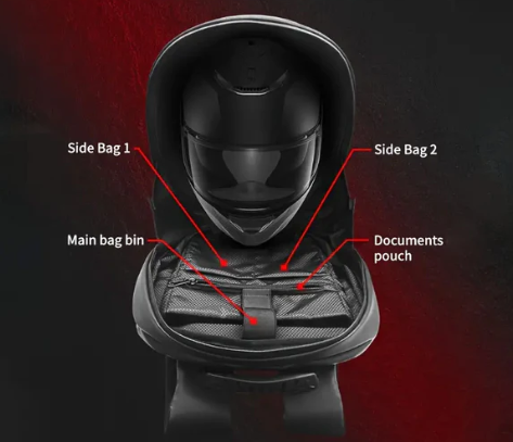 Iron Man Crown LED Display Smart Backpack – Ultimate Rider Visibility & Style