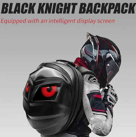 Iron Man Crown LED Display Smart Backpack – Ultimate Rider Visibility & Style