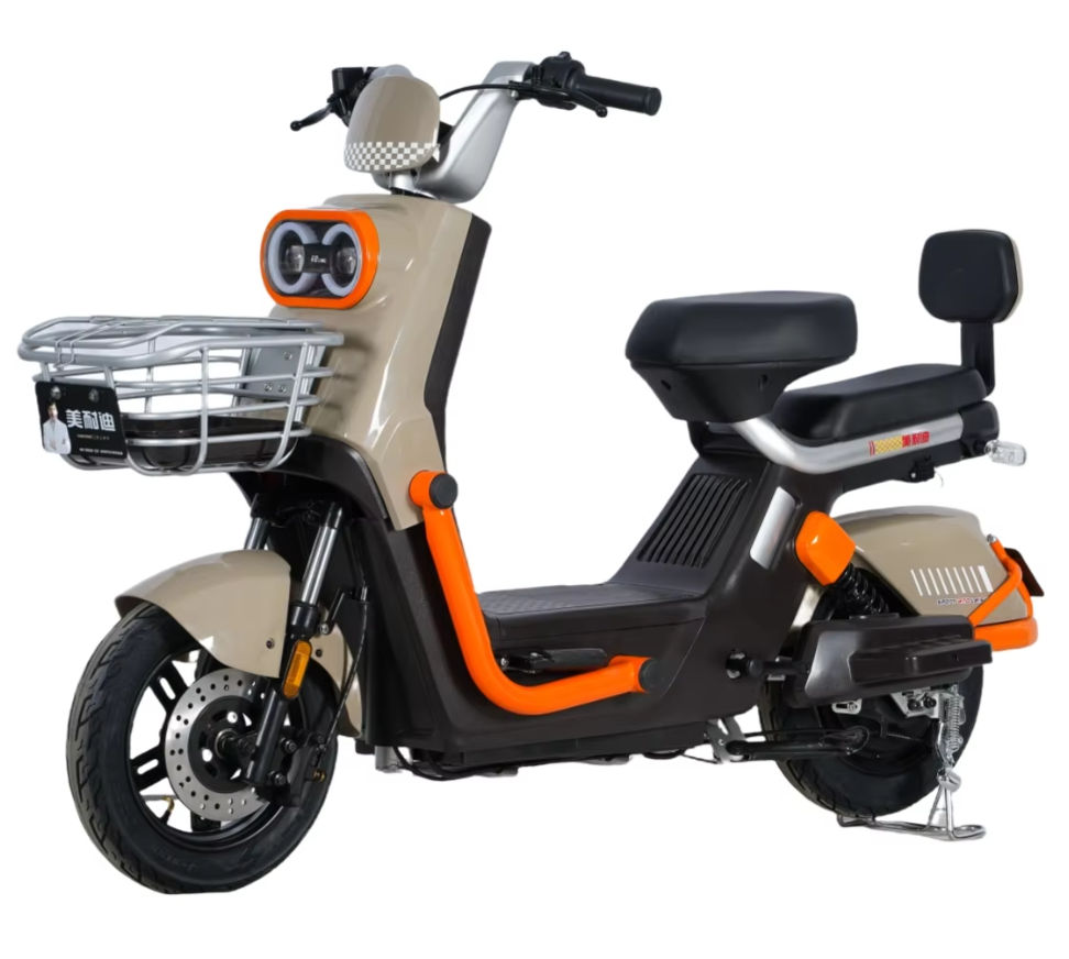 Kugoo Electric Bike with minions eyes two seater home cargo city rider