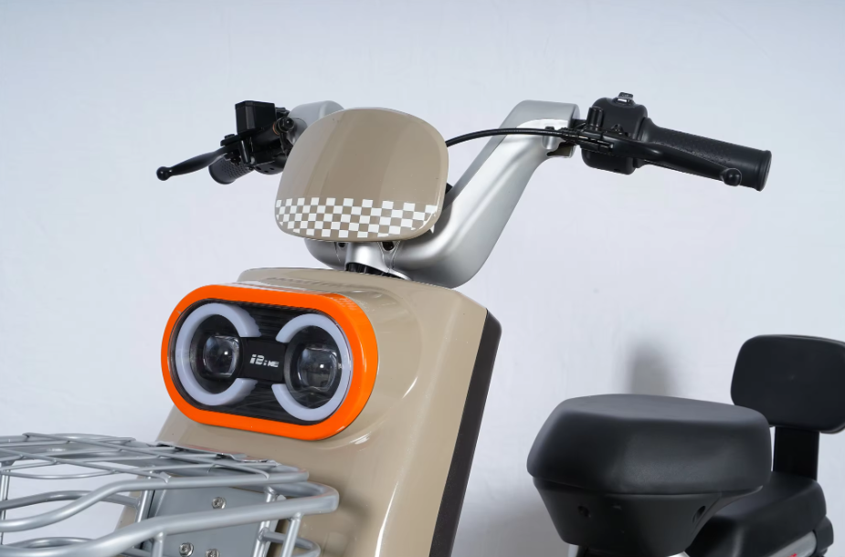 Kugoo Electric Bike with minions eyes two seater home cargo city rider