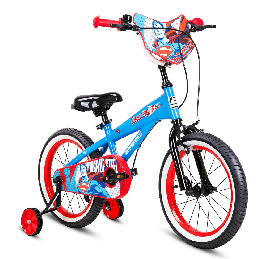 Spartan 16" Superman Kids Bicycle – Built for Little Superheroes Age 4-7 Years