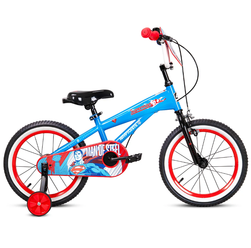 Spartan 16" Superman Kids Bicycle – Built for Little Superheroes Age 4-7 Years