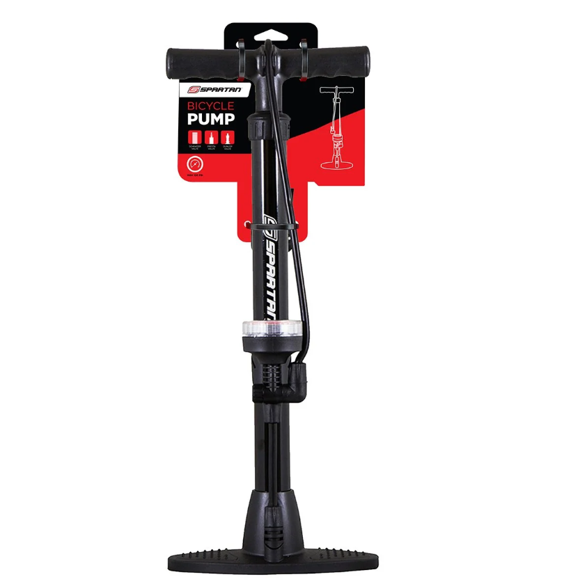 Spartan Bicycle Pump with Gauge – 120 PSI
