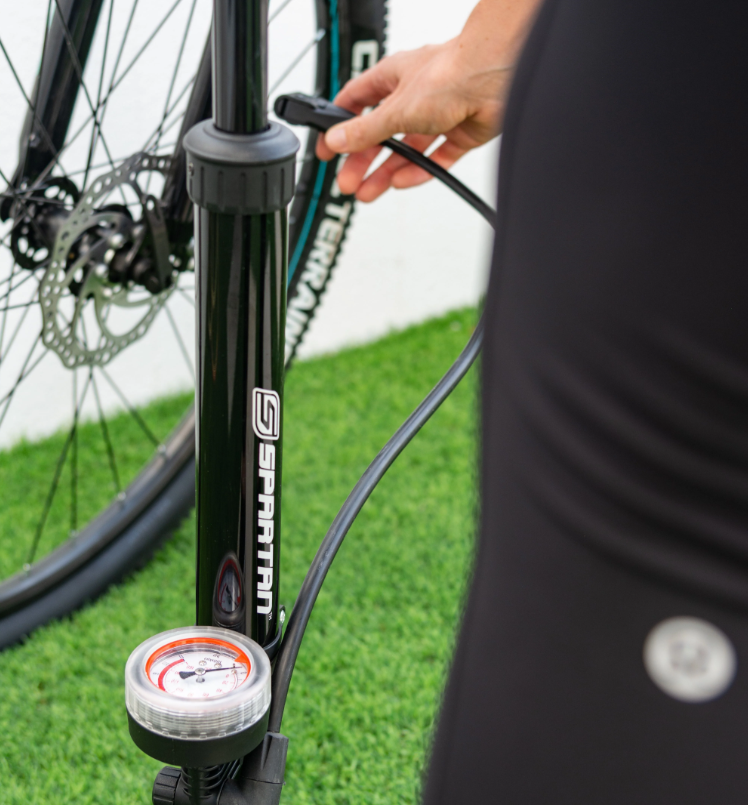 Spartan Bicycle Pump with Gauge – 120 PSI