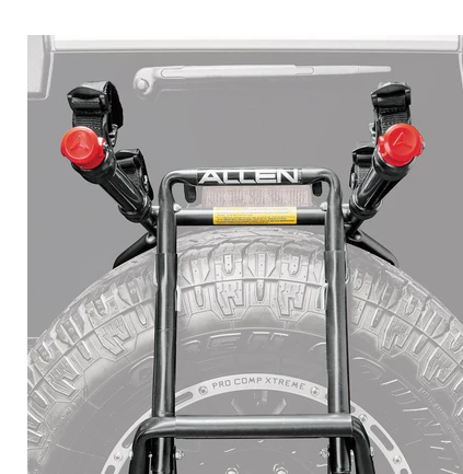 ALLEN RACK Deluxe 2 Bike Spare Tire Rack - Black