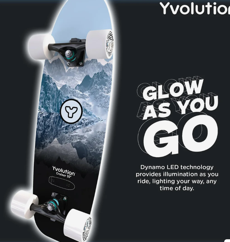 Yvolution Cruiser 30-Inch Skateboard Age 5+