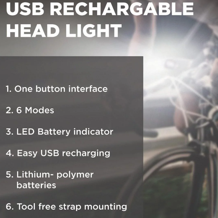 Spartan Bicycle Headlight – See and Be Seen