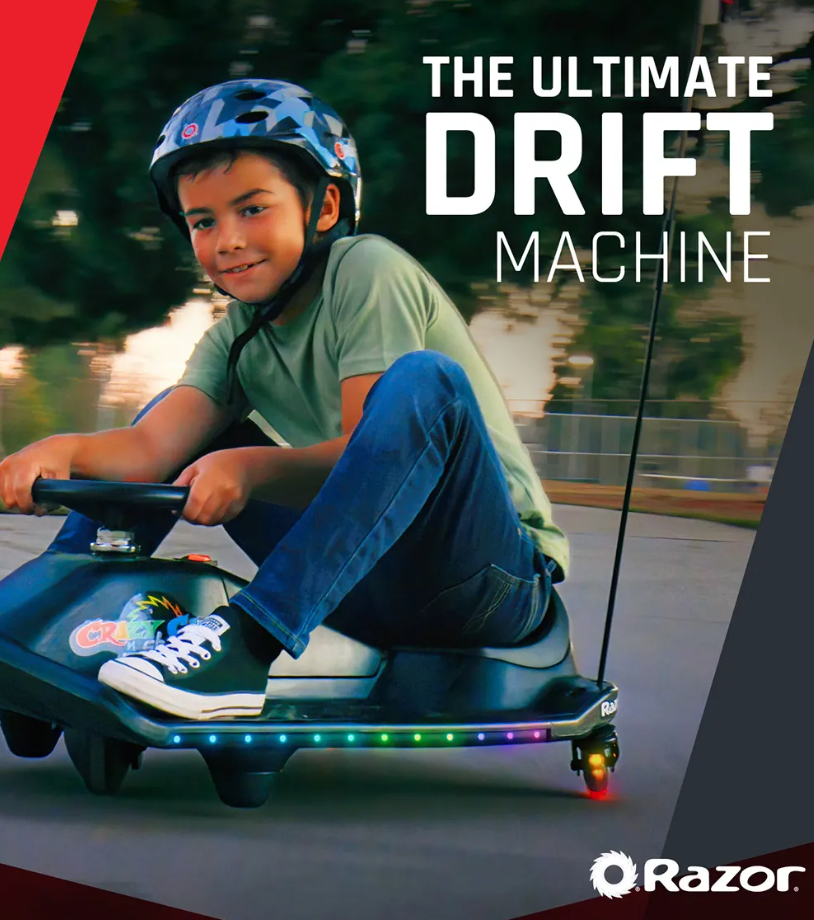 RAZOR Crazy Cart Shift Lightshow 13 kmh Age 8+