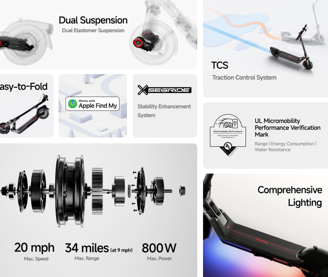 Segway Ninebot E3 Electric Scooter 32kmh Speed