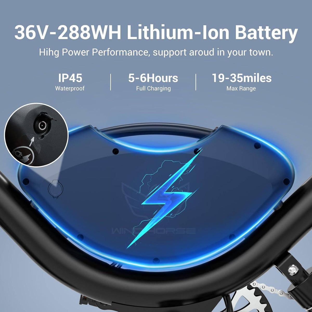 WindHorse W3 Folding Electric Bike