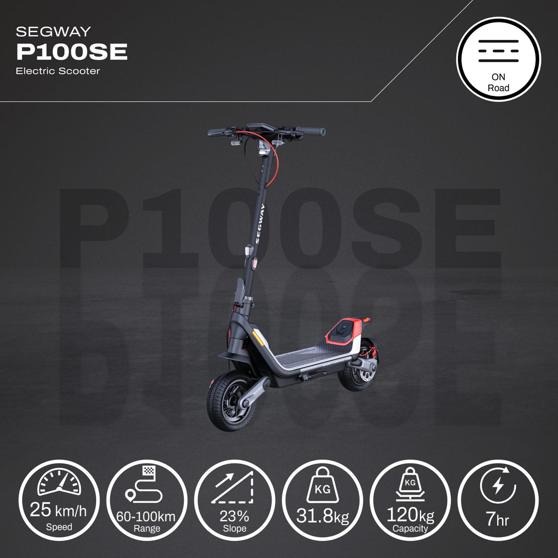 Ninebot P100SE Scooter by Segway
