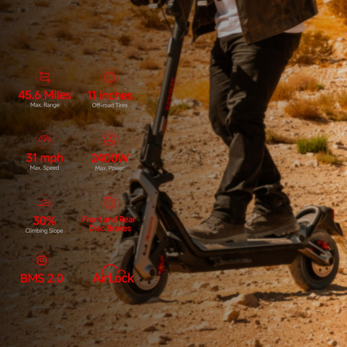 Segway Ninebot GT3 Super scooter 50kmh max speed 80km Range 2400W max power
