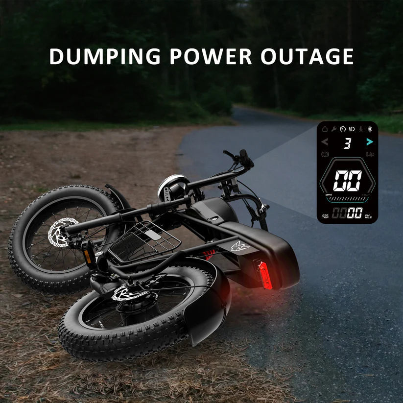 Windhorse D5 Electric Bike 48V 21Ah 1000W Fat Tyre 70Km Range