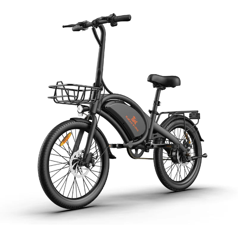 kugoo Kirin V1 Pro Electric bike 48v 25Ah 400W with Child carrying Rack & front Basket