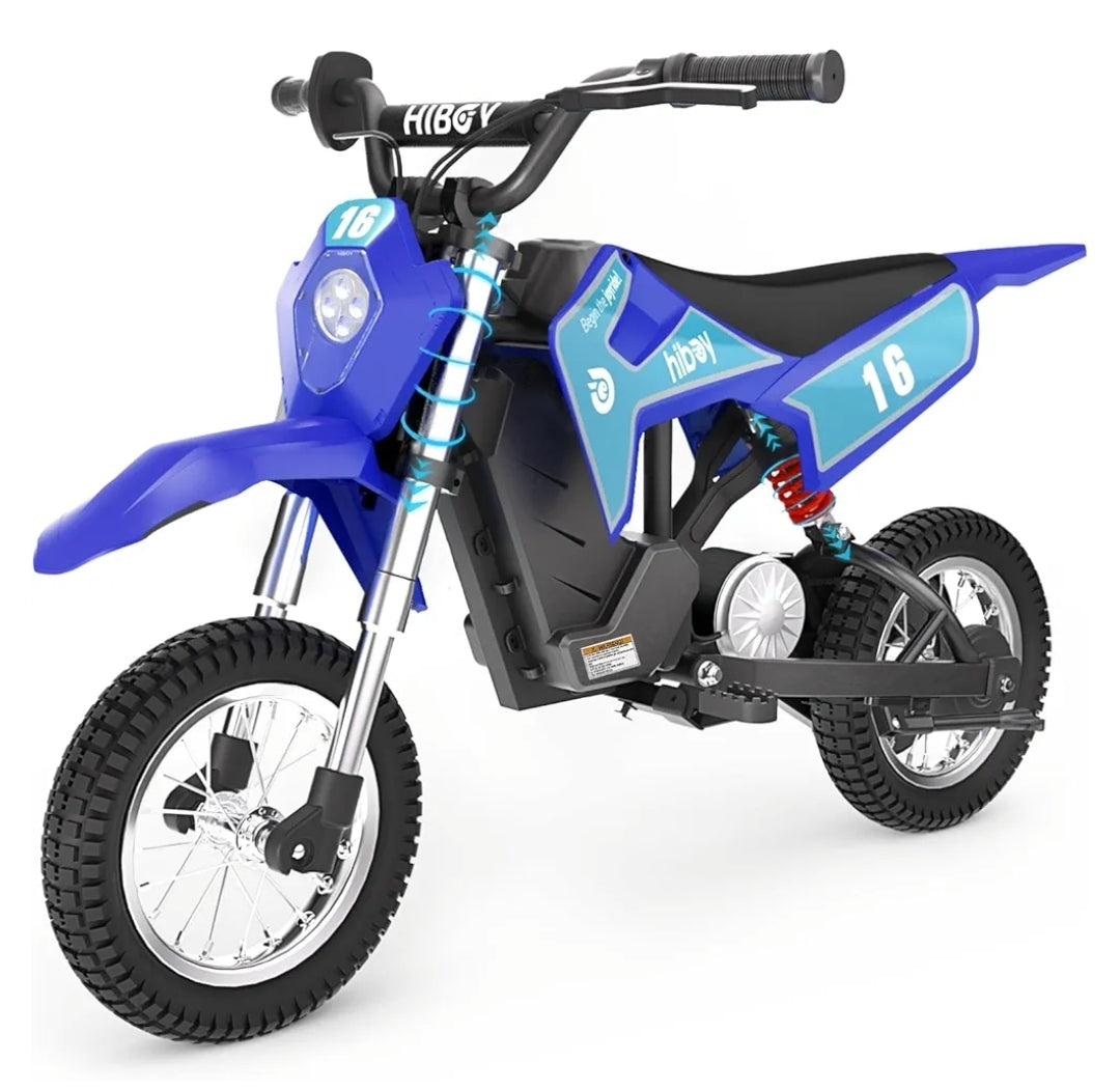 Hiboy DK1 Kids Electric Dirt Bike, 300W Off-Road Age 3-10