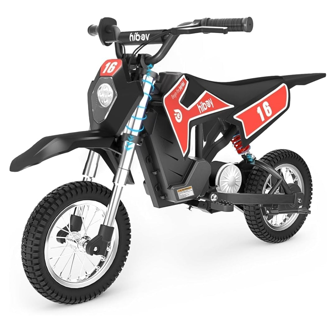 Hiboy DK1 Kids Electric Dirt Bike, 300W Off-Road Age 3-10