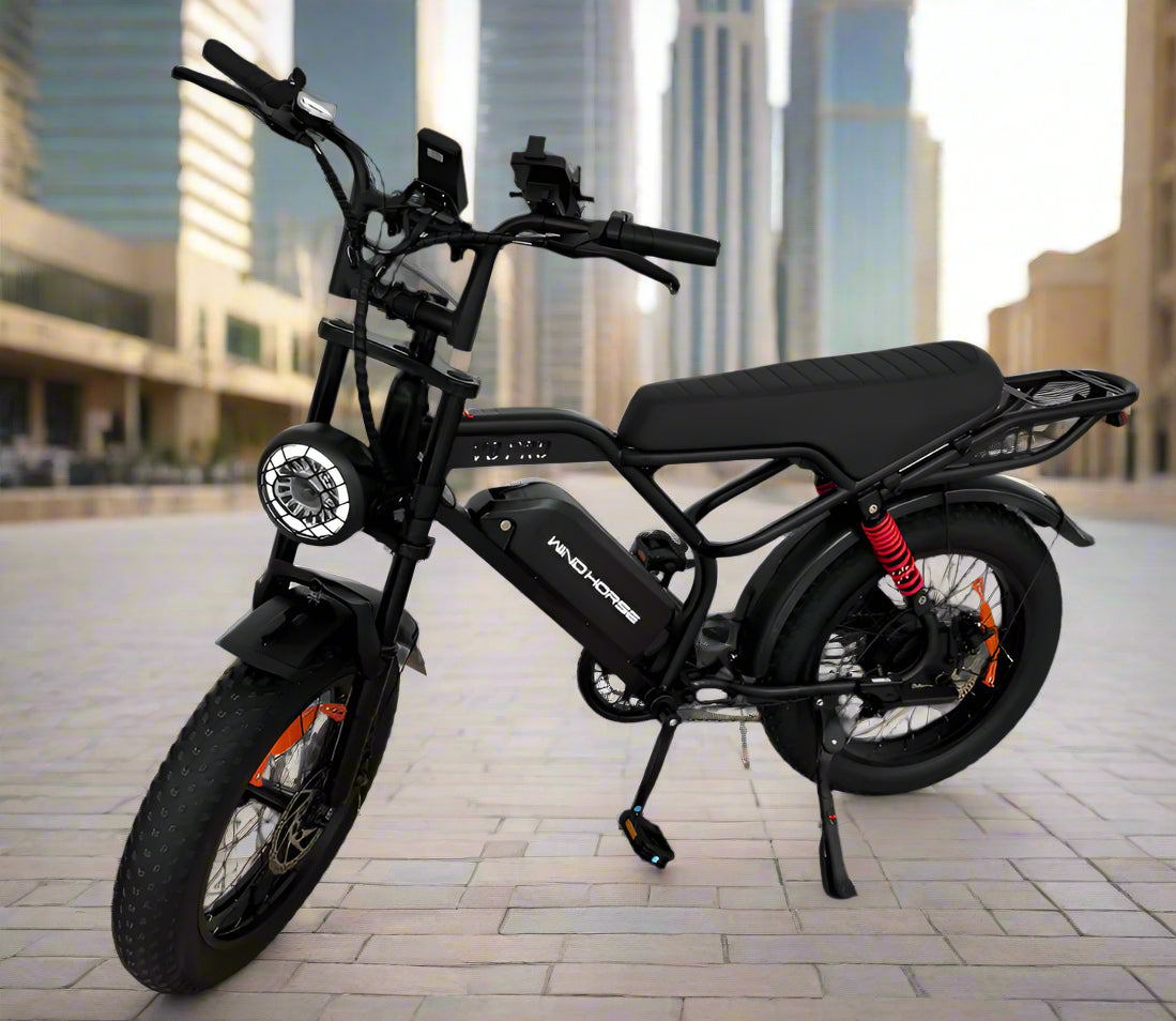 WINDHORSE V8 PRO 2025 NEW HARLEY ELECTRIC BIKE 48V 15AH 750W