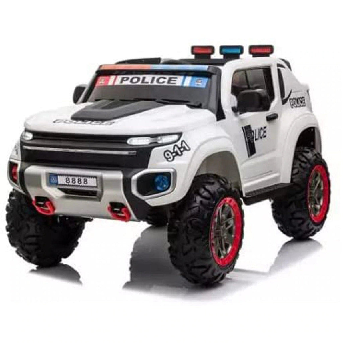 Police Ride-On Electric Car 12v for Kids Age 1-13 Years